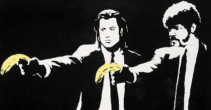 Banksy Pulp Fiction Promo